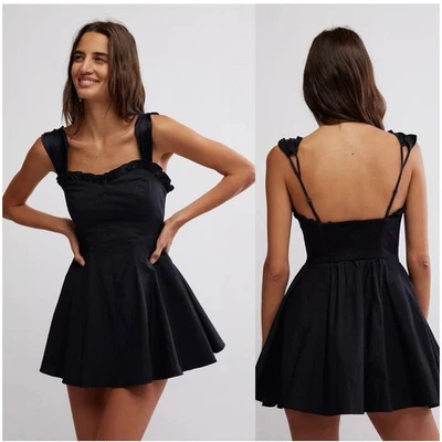 Mini Vestido Free People Midnight Magic Combo Negro - Pequeño (Nuevo) Foto 1 de 4