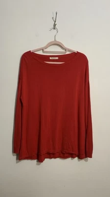 Jersey Woolovers Talla Mediana Rojo Tejido Ligero Mezcla de Algodón Calce Relajado Foto 1 de 4