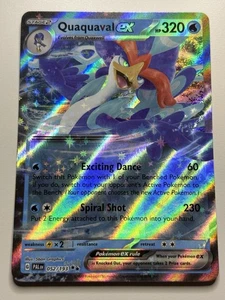 Quaquaval ex 052/193 Double Rare Holo Sv02: Paldea Evolved Pokemon Card - Picture 1 of 4