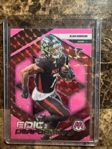 2025 Panini Mosaic - Epic Performers Bijan Robinson #8 Mosaic Pink... - Picture 1 of 2