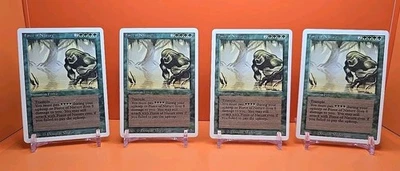 🟢🟢🟢 (4) 1994 MAGIC The Gathering FORCE OF NATURE REVISED 3RD EDITION PLAYED - Image 1 of 4