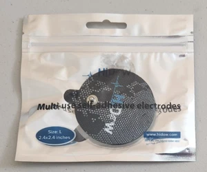 HiDow Ersatzpads große TENS-Elektroden für TENS-Einheit & EMS 2,4 x 2,4 - Bild 1 von 1