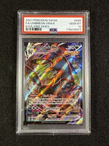 2021 Pokemon SWSH Evolving Skies Umbreon VMAX Karte 95/203 PSA 10 - Bild 1 von 2