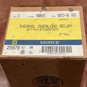 Square D 9065 SEO-6 B2 - 26 AMP MAX THERMISCHES ÜBERLASTRELAIS - NEU - Bild 1 von 3