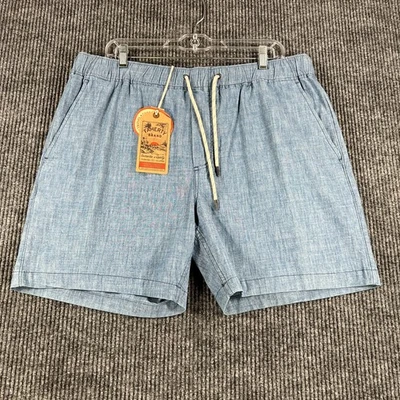 Pantalones Cortos Faherty Para Hombre XL Extra Grandes Azul Informal Cómodos Cordones Exterior Nuevos Foto 1 de 4