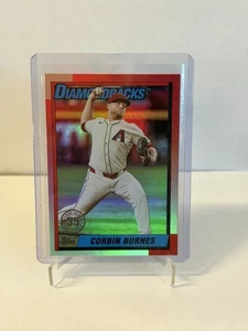 2025 Topps Update Corbin Burnes #U90-45 35th Anniversary Foil Diamondbacks - Picture 1 of 2