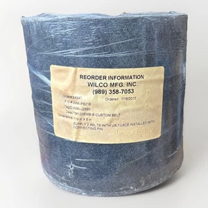 TM120EMB-B | 119in x 6in Heavy-Duty Conveyor Belt w/ UX-1 Lace & Connecting Pin - Picture 1 of 3