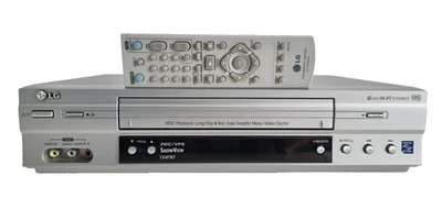 VHS LG LV-4787 Videorekorder 6 Kopf Long Play 1 Jahr Garantie Videorecorder - Bild 1 von 4