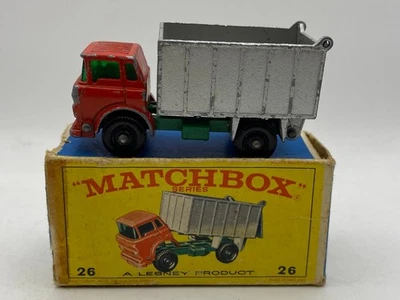 MATCHBOX Nº 26 GMC Tipper Truck Made in England Lesney diecast - Immagine 1 di 4
