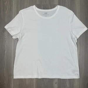 Gap Women's White Organic Cotton T-Shirt - Picture 1 of 5