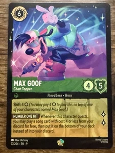 Disney Lorcana - Fabled - Max Goof - Chart Topper Legendary Non-Foil (b) - Picture 1 of 2