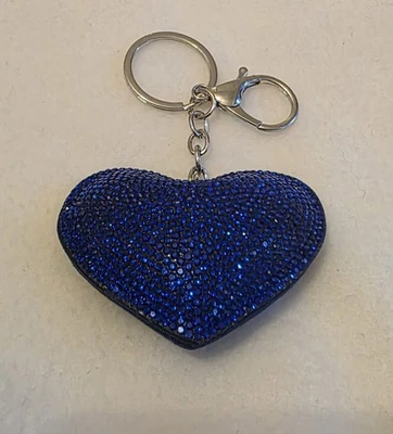 Crystal Rhinestone Keyring Keychain Bag Charm Gift for Women Purse Car Pendant - Image 1 of 2