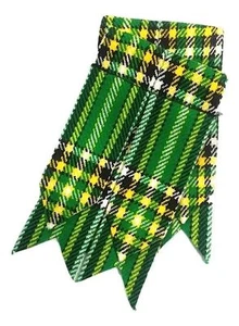 Hombre Escocés Kilt Manguera Calcetines Parpadea Verde Irish Tartán Liguero Lana - Imagen 1 de 1