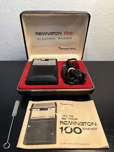 Vintage Remington 100 Electric Shaver Trimmer - Sperry Rand WORKS with manual - Picture 1 of 7
