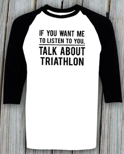 Triathlon Shirt Multi Sport Racing Birthday Christmas Gifts Racing Lover Tee - Bild 1 von 2