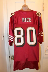 STARTER San Francisco 49ers Jerry Rice #80 NFL XXL Jersey Vintage 1998 EUC USA - Picture 1 of 5
