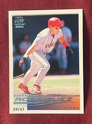 2000 Pacific Crown Collection Platinum Blue-#286 Ivan Rodriguez 29/67 *RARE* - Image 1 of 2