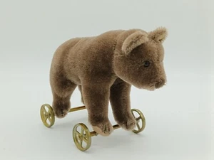 Steiff Museum Collection Bär auf Rädern (1905) Steifftier Teddy Replica 0085/12 - Bild 1 von 12