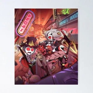 ¡NUEVO LIMITADO! Mejor póster Helluva Boss Design - Imagen 1 de 2