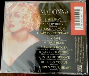 MADONNA INTO THE GROOVE CD MADE IN US GREATEST HITS BEST OF USA SEALED - Bild 1 von 2