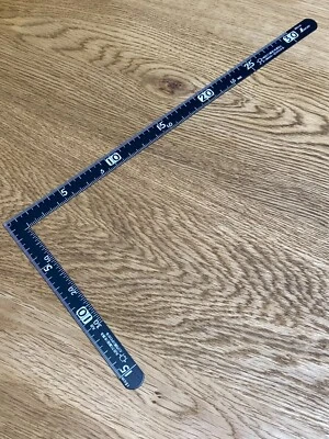 Shinwa Ruler Sunday Carpenter's Square 15×30 12416 de JAPÓN Foto 1 de 4