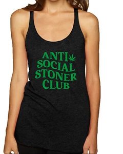Camiseta sin mangas Anti Social Stone Club TriBlend espalda deportiva - Imagen 1 de 5