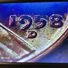LAST YEAR WHEAT 1958-D / LINCOLN CENT / VERY NICE FOR YOUR BOOK/ CHEAP/ WOW /# 9