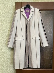 ABRIGO/CHAQUETA VINTAGE ETRO MILANO 100 % LANA LANA RARA CLÁSICA MUJER TALLA 42 - Imagen 1 de 12