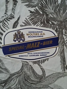 Hofbrauhaus Wolters A.G. Braunschweig Spezial- Malz - Bier - Bild 1 von 1