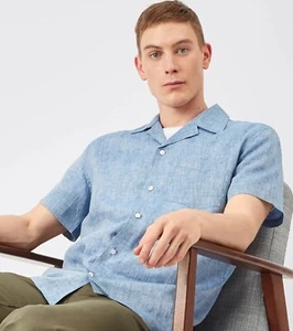 Community Clothing Leinenhemd weiß Large Ethical, U.K.made, Öko, Nachhaltig - Bild 1 von 4