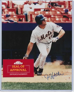 NY Mets ~ Jason Hardtke ~ 8x10 Signed Action Baseball Photo (SC COA) Cubs Tigers - Picture 1 of 9