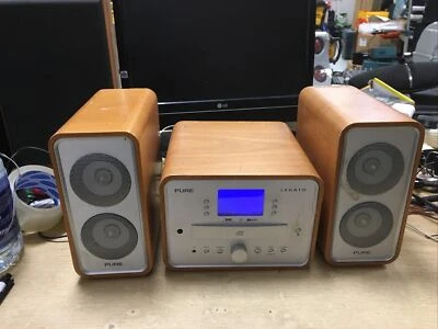 Pure Legato Mini Hifi DAB, FM Radio & CD with Speakers - HiFi Not Working - Image 1 of 4