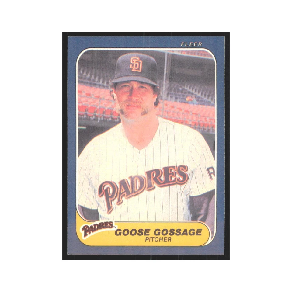 1986 Fleer Goose Gossage Padres #322 - Image 1 of 3