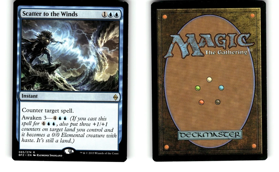 MTG Battle for Zendikar Scatter to the Winds 085/274 R NM/MT - Image 1 of 1