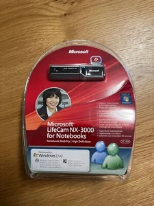 Microsoft LifeCam NX-3000 USB Notebook Webcam 1.3 Megapixel, Windows 7, Sealed. - Photo 1/2