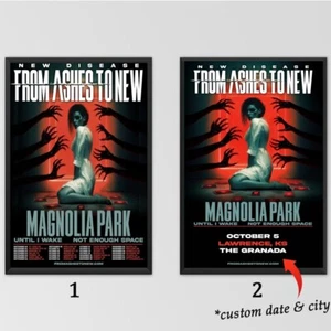Custom FROM ASHES TO NEW New Disease Tour 2025 Magnolia Park Music Poster - Picture 1 of 2