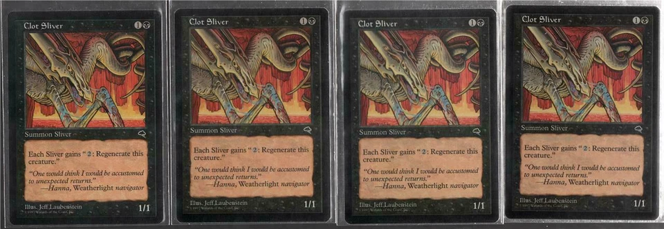 Sliver Clot  X4  Tempest  X4  NrMint+ UnPlayed   MTG - Image 1 of 1