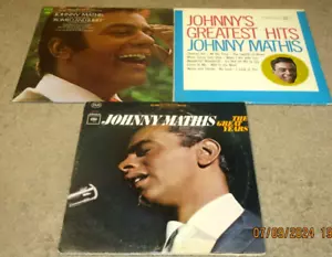 JOHNNY MATHIS - 3 LP'S - GREATEST HITS (RARE) - ROMEO & JULIET - THE GREAT YEARS - Picture 1 of 4