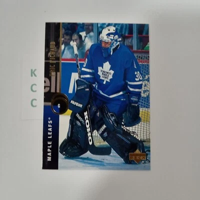 1995 Upper Deck Eric Fichaud #338 Toronto Maple Leafs 2 - Image 1 of 2
