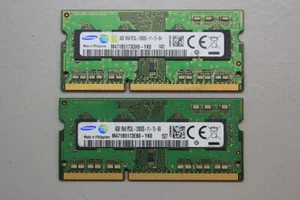 8 Go (2 x 4 Go) Samsung 4GB PC3-12800 DDR3-1600MHz non-ECC Unbuffered CL11 204- - Bild 1 von 1