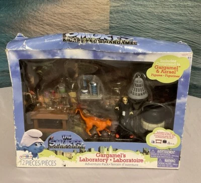 PACK AVENTURA LABORATORIO GARGAMEL'S *NUEVO* JUGUETES R US EXCLUSIVO LOS PITUFOS Foto 1 de 4