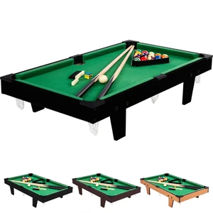 Mini Pool Billardtisch Billard Billiard Spiel inkl. Zubehör, Maße: 92x52x19cm - Bild 1 von 30