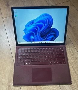 FAST SURFACE LAPTOP i7 16GB 500GB SSD TOUCHSCREEN WINDOWS 11 MAROON RED COLOUR - Picture 1 of 8