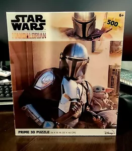Star Wars The Mandalorian Disney Prime 3D 500 Piece Jigsaw Puzzle 24x18 Inch NEW - Picture 1 of 2