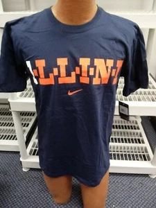 NCAA ILLINOIS ILLINI NIKE T-SHIRT MENS SIZE MEDIUM NEW WITH TAG - Picture 1 of 2