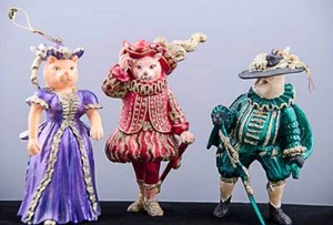 Set of 5 Cavalier Critters Ornaments - Picture 1 of 2