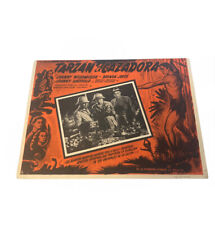 Tarzan and the Huntress Lobby Card Mexican Spanish RARE 1948 Johnny Weissmuller