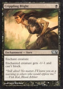 2X CRIPPLING BLIGHT 85/249 CORE SET 2013 M13 MTG MAGIC MP X2 - Bild 1 von 1