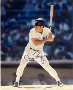 Yankees autografiados por Dan Pasqua 8x10 - Imagen 1 de 1