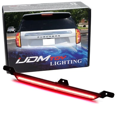 Dark Red Len Full LED 3rd Brake Light For 2021-24 Chevy Surbuban Tahoe GMC Yukon - Image 1 of 4